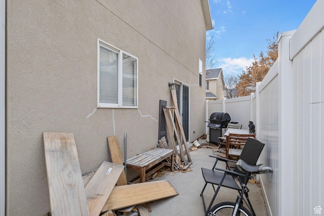 6854 W Callery S, West Jordan, UT 84081 - view of patio / terrace with area for grilling