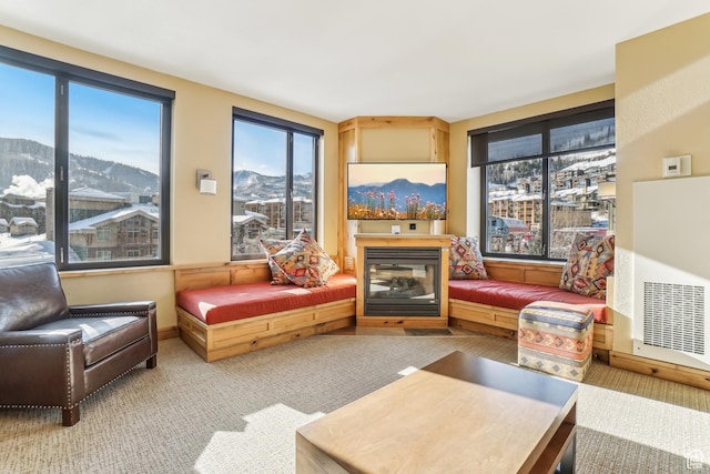 3855 Grand Summit Dr Unit 301, Park City, UT 84098 - interior space featuring carpet flooring and a mountain view