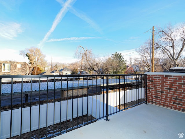 exterior space featuring a residential view