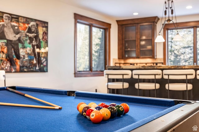 26 White Pine Canyon Rd, Park City, UT 84060 - rec room with bar and billiards