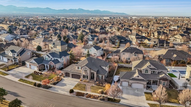 13234 S Lone Rock Dr E, Draper, UT 84020 - drone / aerial view with a mountain view