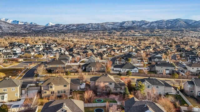 13234 S Lone Rock Dr E, Draper, UT 84020 - birds eye view of property with a mountain view
