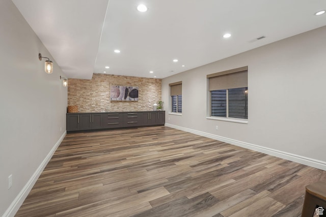13234 S Lone Rock Dr E, Draper, UT 84020 - unfurnished living room featuring hardwood / wood-style flooring