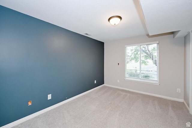 3568 N 500 E, North Ogden, UT 84414 - spare room featuring baseboards and light carpet
