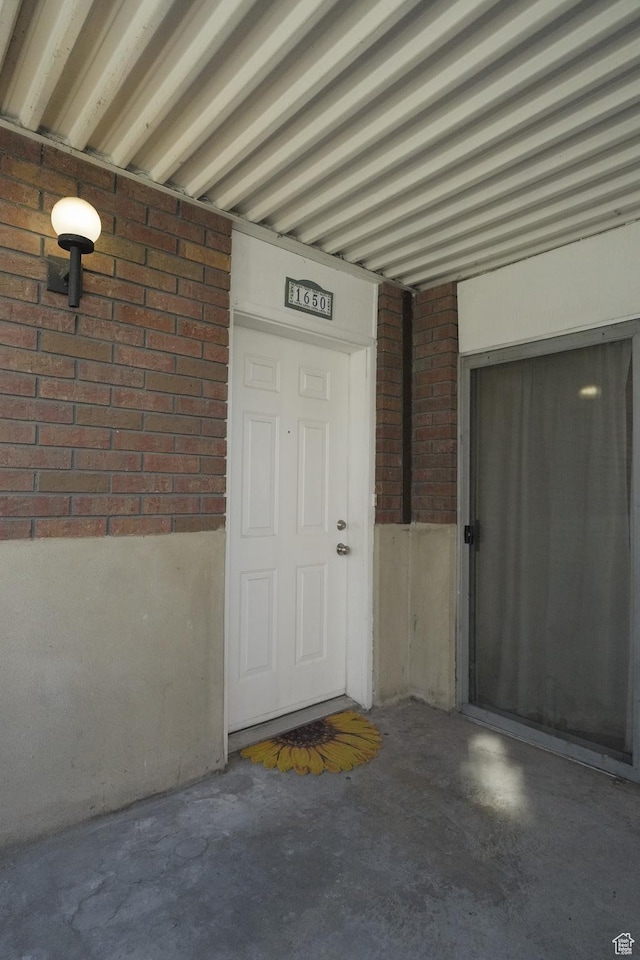 view of entrance to property