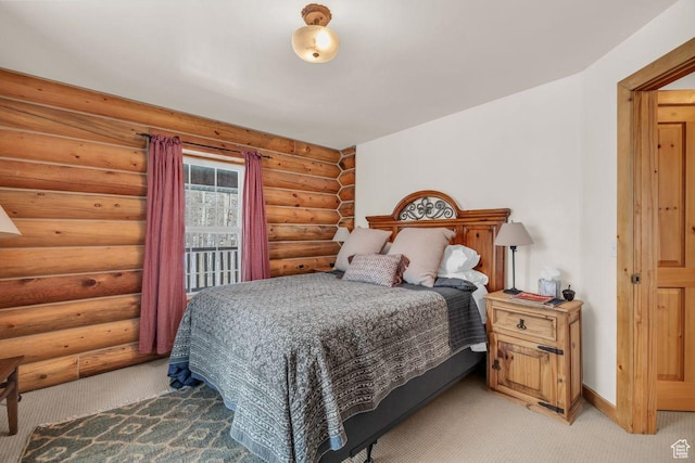 4125 S Buck Way Unit 1958, Heber City, UT 84032 - carpeted bedroom featuring log walls