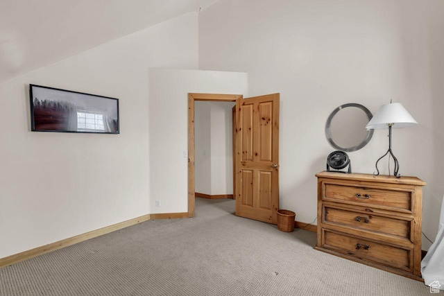 4125 S Buck Way Unit 1958, Heber City, UT 84032 - unfurnished bedroom with light carpet and vaulted ceiling