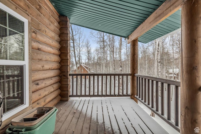 4125 S Buck Way Unit 1958, Heber City, UT 84032 - view of snow covered deck
