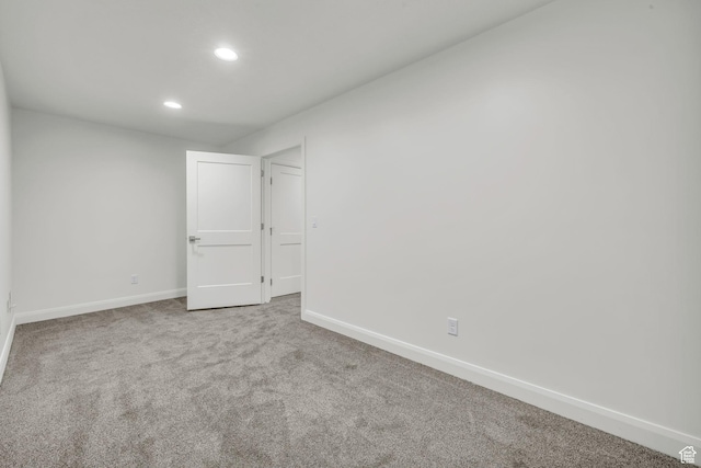 233 E Burch Creek Pl S, Ogden, UT 84405 - spare room with recessed lighting, baseboards, and carpet floors