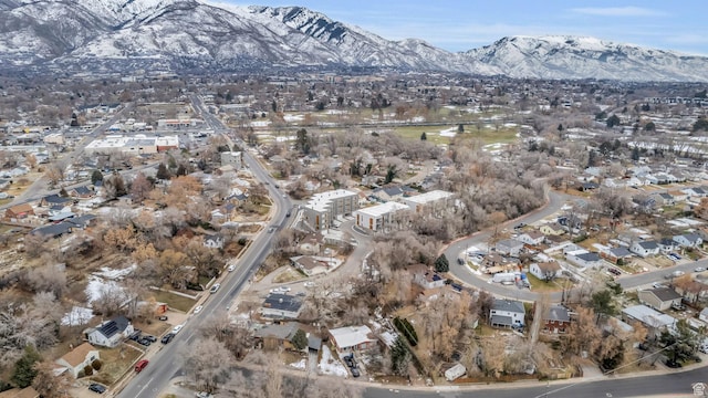 233 E Burch Creek Pl S, Ogden, UT 84405 - birds eye view of property with a mountain view and a residential view