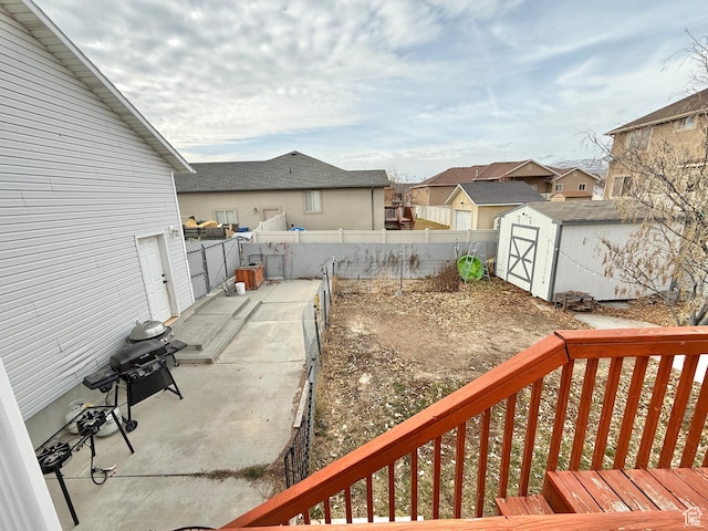 952 W 675 N, Tremonton, UT 84337 - exterior space featuring a storage shed and a grill