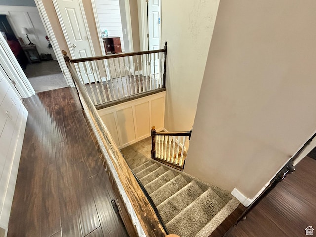 952 W 675 N, Tremonton, UT 84337 - stairway featuring wood-type flooring