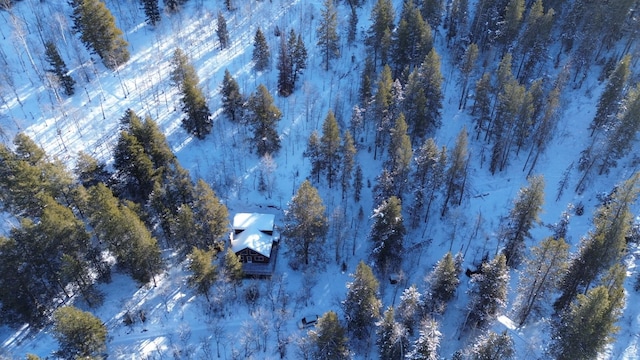 51 Aspen Loop 51&52, Oakley, UT 84055 - snowy aerial view with a wooded view