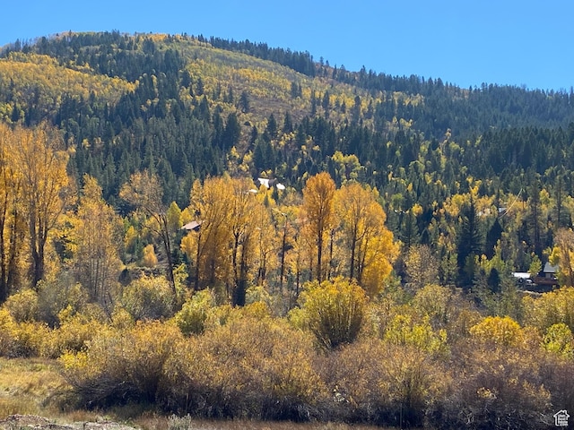 51 Aspen Loop 51&52, Oakley, UT 84055 - aerial view of property and surrounding area with a heavily wooded area