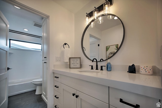 585 N Amber Ln, Garden City, UT 84028 - bathroom featuring tile patterned flooring, vanity, and toilet