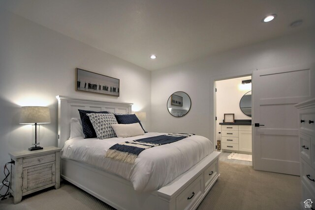 585 N Amber Ln, Garden City, UT 84028 - bedroom featuring light colored carpet