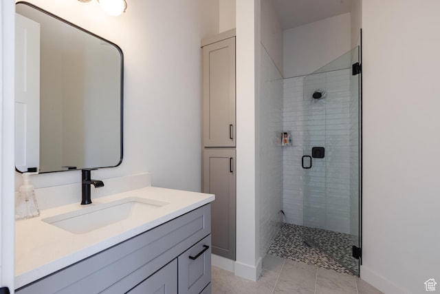 3305 W 2610 S, Hurricane, UT 84737 - full bath with vanity, baseboards, and a stall shower