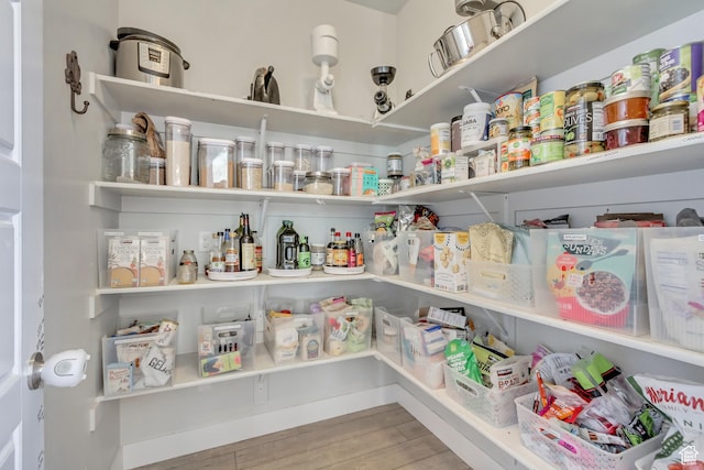 view of pantry
