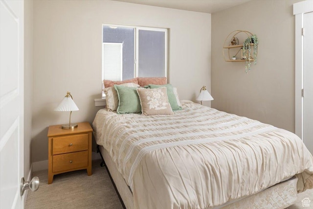 bedroom featuring carpet floors