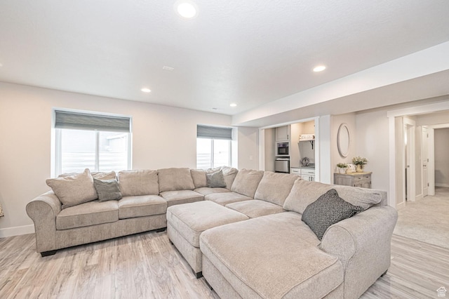 638 E Canyon Rim Rd N, Smithfield, UT 84335 - living room featuring light wood-type flooring