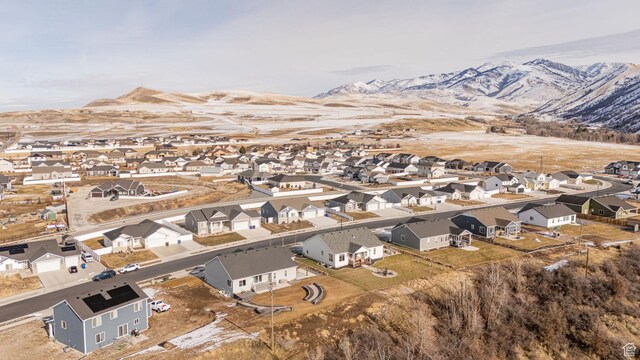 638 E Canyon Rim Rd N, Smithfield, UT 84335 - bird's eye view featuring a mountain view