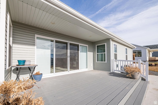 638 E Canyon Rim Rd N, Smithfield, UT 84335 - view of deck