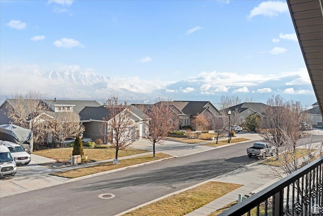 2493 S Aster Way, Saratoga Springs, UT 84045 - exterior space with a residential view and a mountain view
