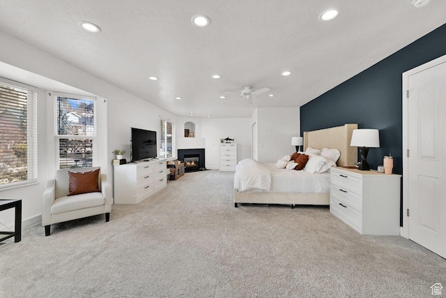 582 W 3900 N, Pleasant View, UT 84414 - bedroom with light colored carpet and ceiling fan