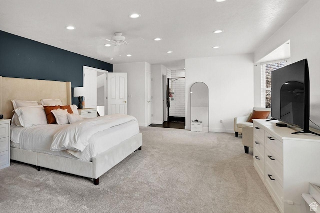 582 W 3900 N, Pleasant View, UT 84414 - carpeted bedroom featuring ceiling fan
