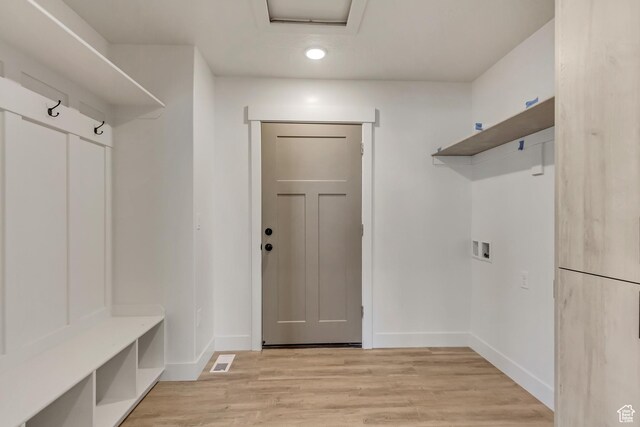 706 W Osborne Way S Unit 803, Grantsville, UT 84029 - mudroom with light hardwood / wood-style flooring
