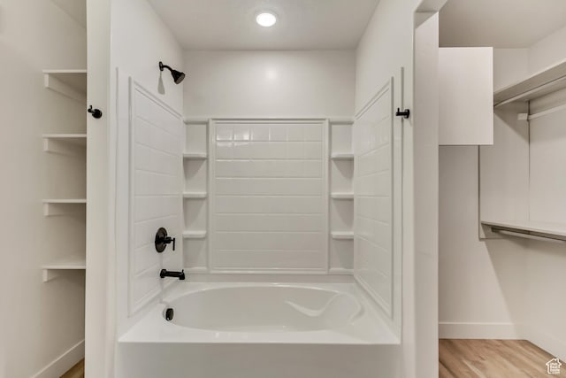 706 W Osborne Way S Unit 803, Grantsville, UT 84029 - bathroom featuring shower / bathtub combination and hardwood / wood-style flooring
