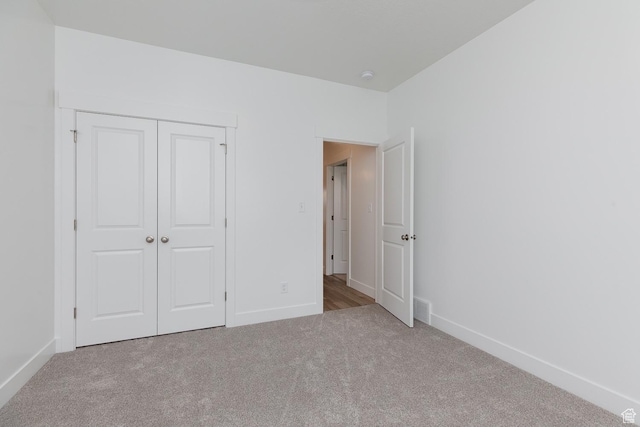 732 E 750 S, Preston, ID 83263 - unfurnished bedroom with a closet, baseboards, carpet, and visible vents