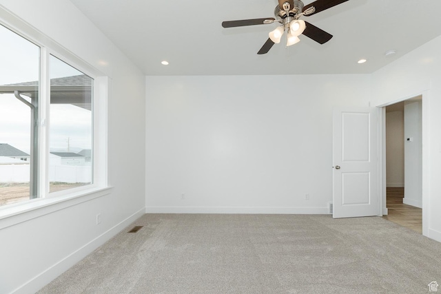 732 E 750 S, Preston, ID 83263 - unfurnished room featuring a wealth of natural light, visible vents, and light carpet