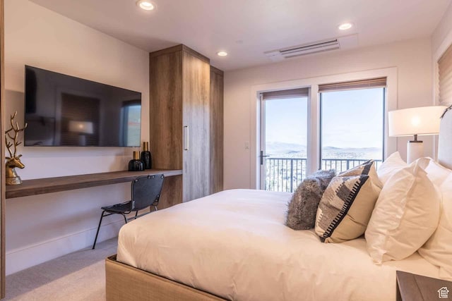 1269 Rothwell Rd, Park City, UT 84060 - bedroom with carpet flooring and access to exterior