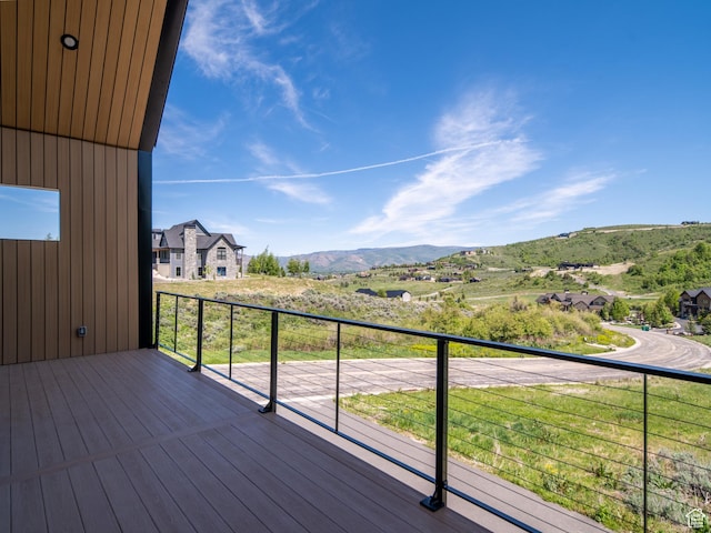 1113 S Quail Holw E, Huntsville, UT 84317 - deck with a mountain view