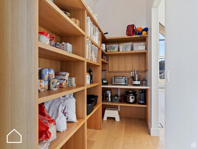 view of pantry