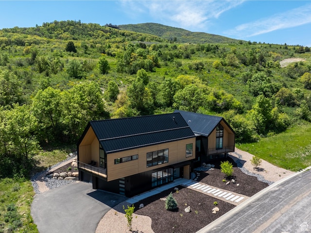 1113 S Quail Holw E, Huntsville, UT 84317 - view from above of property featuring a heavily wooded area