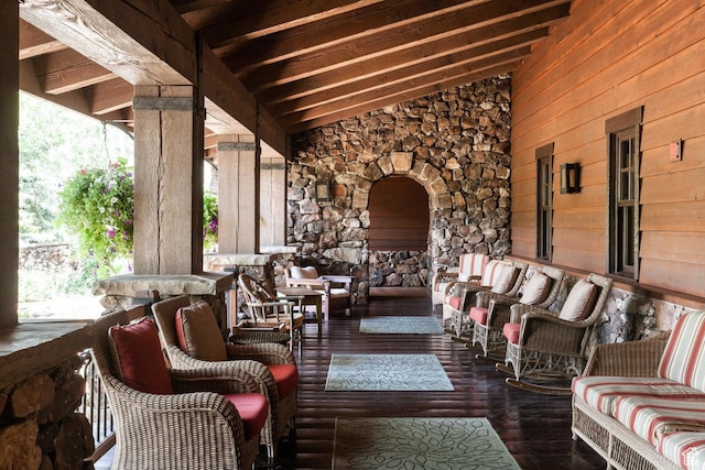 1146 Snow Berry St Unit 62, Park City, UT 84098 - view of patio with covered porch and outdoor lounge area