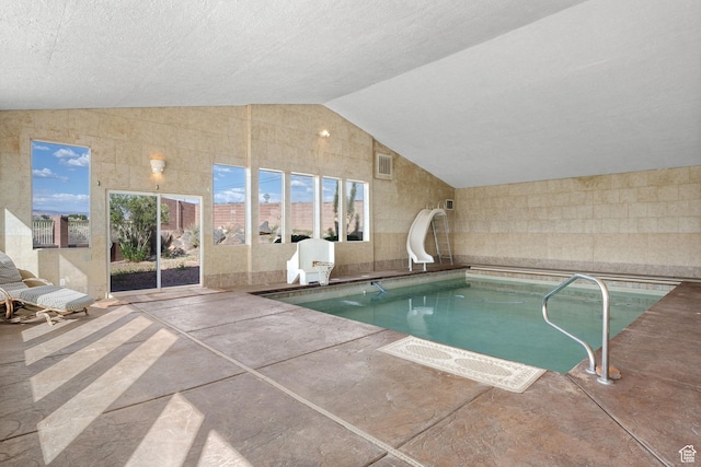 pool featuring a water slide