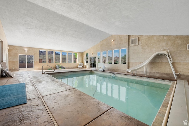 pool featuring a water slide