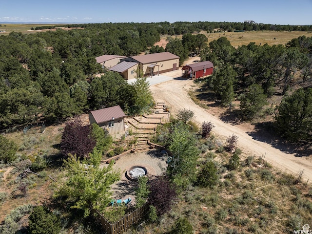 drone / aerial view