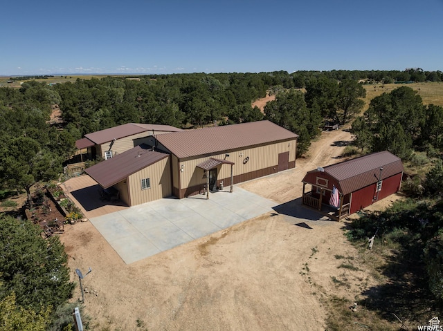 aerial view