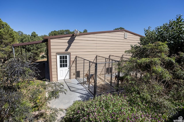 view of outbuilding