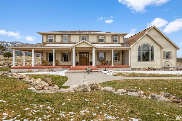 650 E 600 S, Spring City, UT 84662 - view of front facade featuring covered porch and a front yard