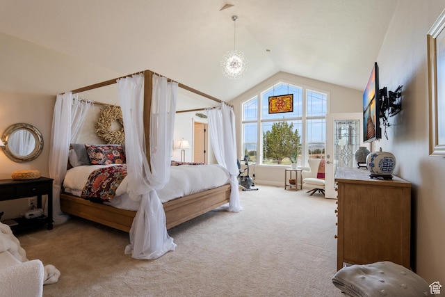 650 E 600 S, Spring City, UT 84662 - carpeted bedroom with lofted ceiling