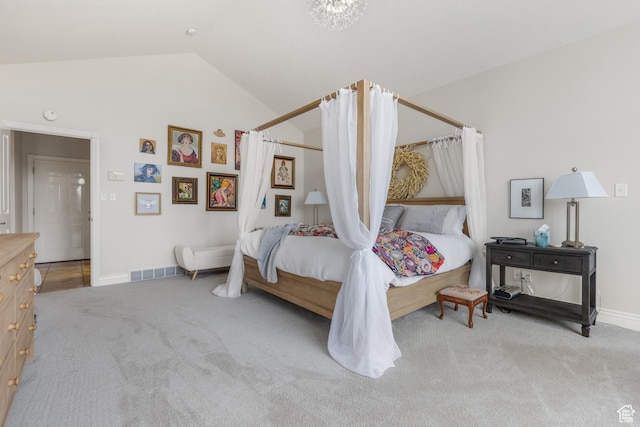 650 E 600 S, Spring City, UT 84662 - bedroom with light colored carpet and lofted ceiling