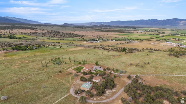650 E 600 S, Spring City, UT 84662 - aerial view of property and surrounding area with rural landscape and a mountainous background