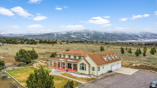 650 E 600 S, Spring City, UT 84662 - birds eye view of property with a mountain view and a rural view
