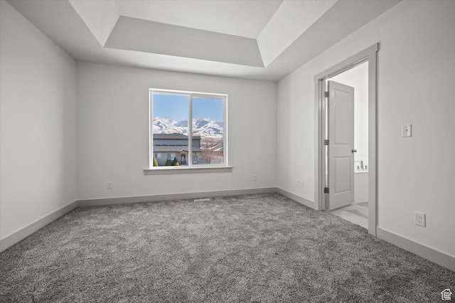 639 S 85 E Unit 28, Smithfield, UT 84335 - empty room featuring a raised ceiling, carpet flooring, and baseboards