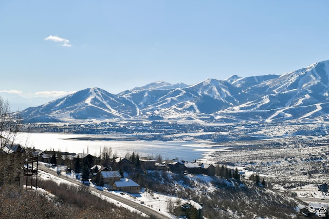 view of mountain feature